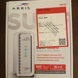 Arris Surfboard Docsis 3.0 Cable Modem